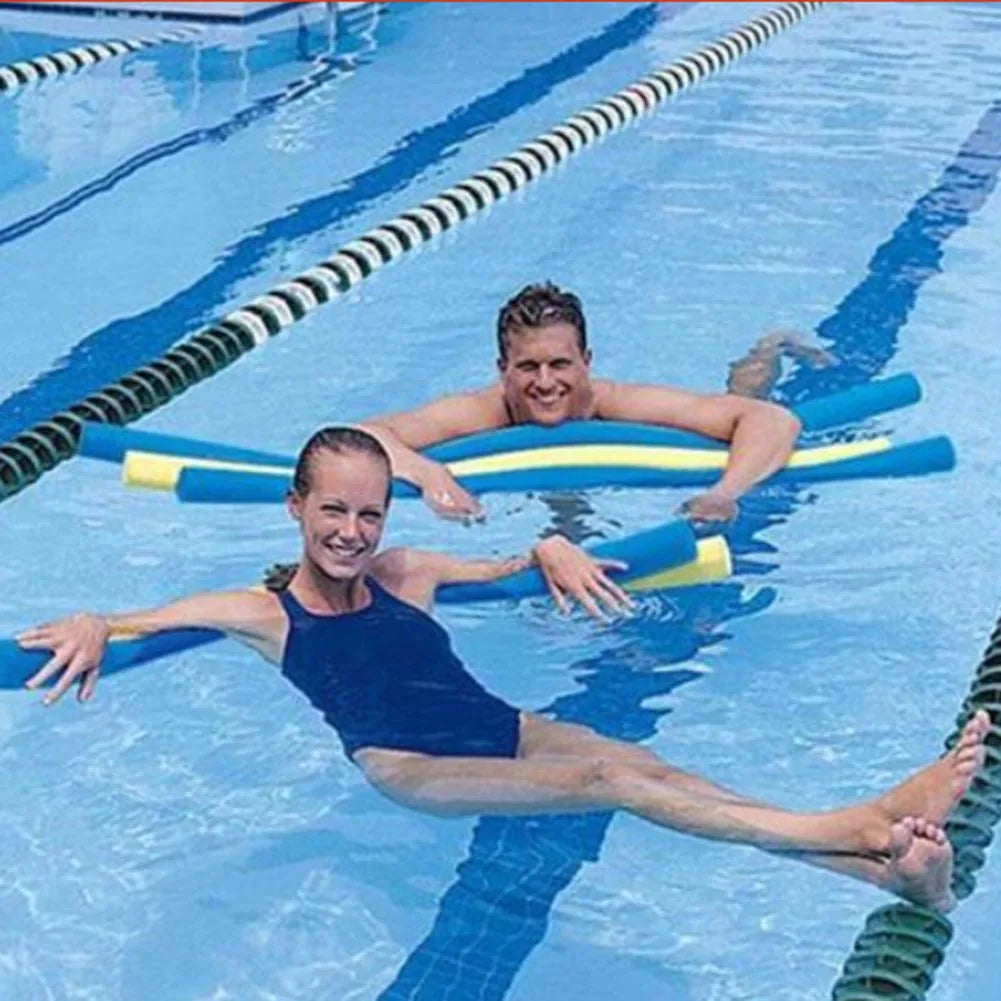 Swimming Pool Noodle Stick Kids Buoyancy Stick Swimming Aid Foam Stick Colorful Float Aid Solid Foam Kids Adult Pool Accessorie