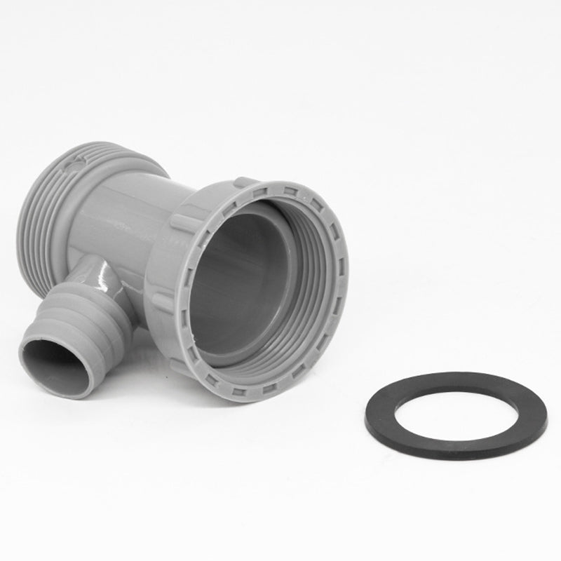 Kitchen Sink Drain Pipe Adapter Y Shaped Basin Sewer Branch Connector Female To Male Thread Connector Fitting Accessory