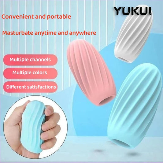 Male Masturbator Cup Soft Realistic Vagina Pocket Sex Toys For Man Penis Stimulator Silicone Artificial Vagina Masturbation Cup