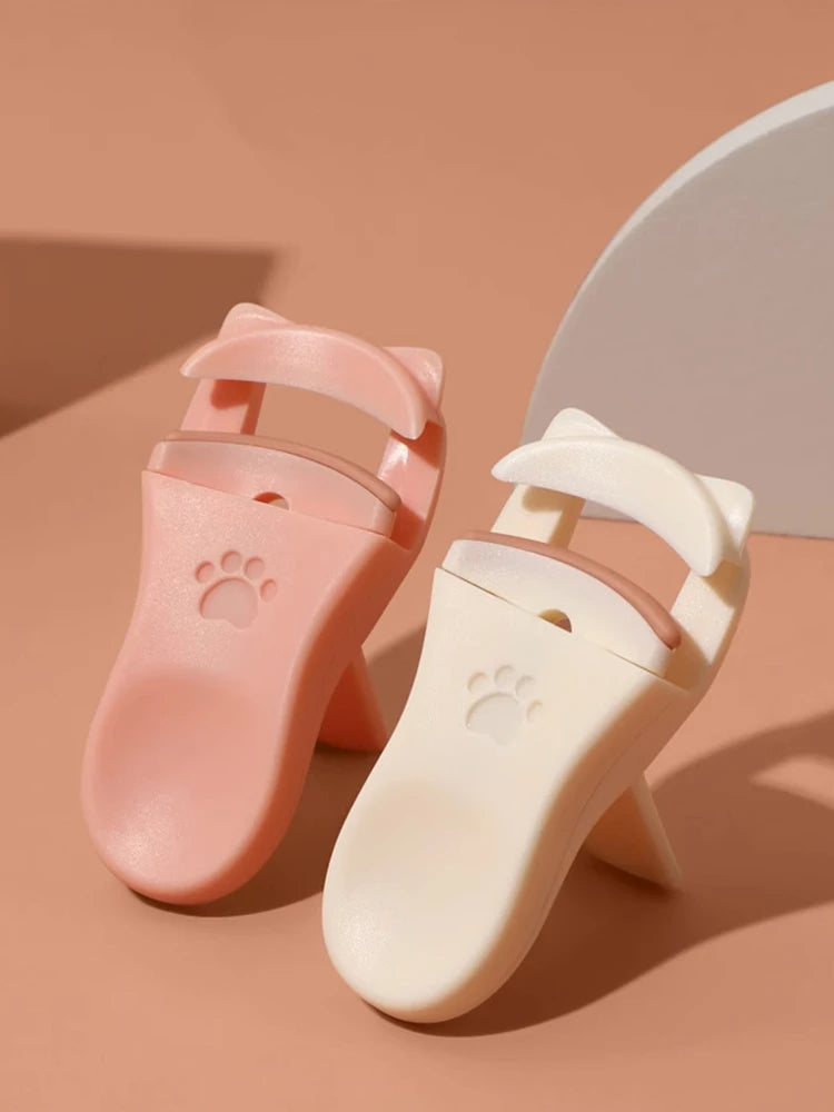 Eyelash Clip Cat Claw Eyelash Clip 1 Set Of Portable Cute Eyelash Clip Tool With Additional Silicone Pad Precision Eyelash Clip