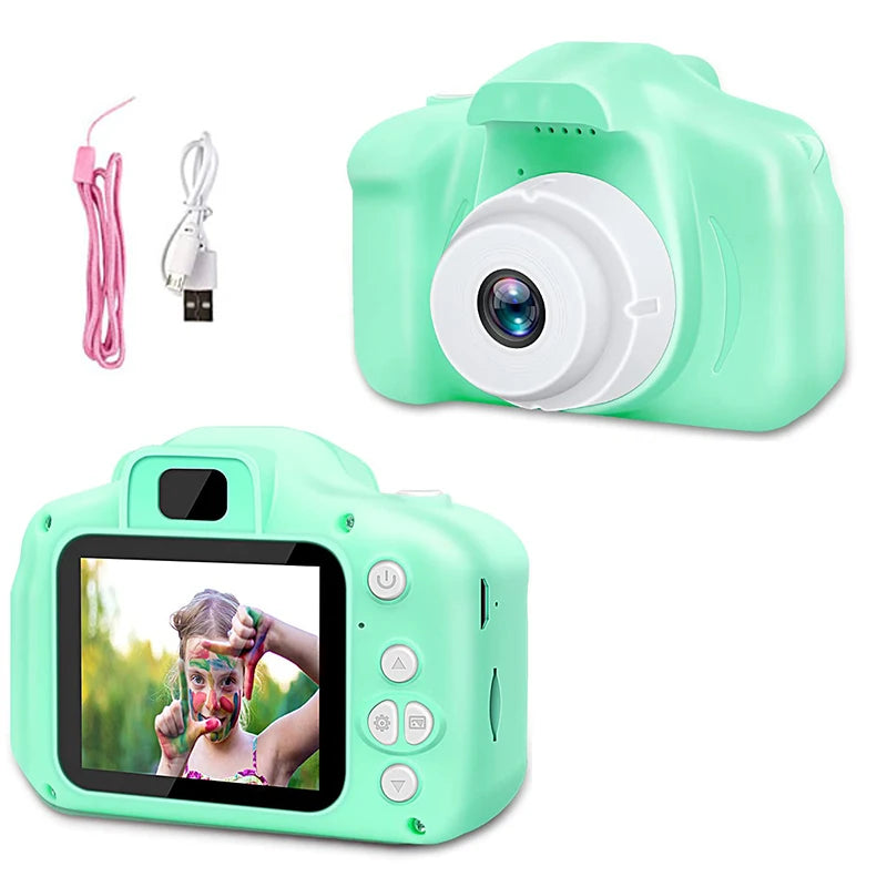 Children's Camera 1080P HD Screen Camera Video Toy 8 Million Pixel Kids Cartoon Cute Camera Outdoor Photography Toy