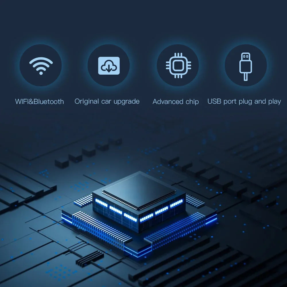 Wireless  Carplay adapter Android Auto For Peugeot&Citroen SMEG&MRN NAC 508 308 208 3008&C4 DS3 DS5 Support Reverse Camera