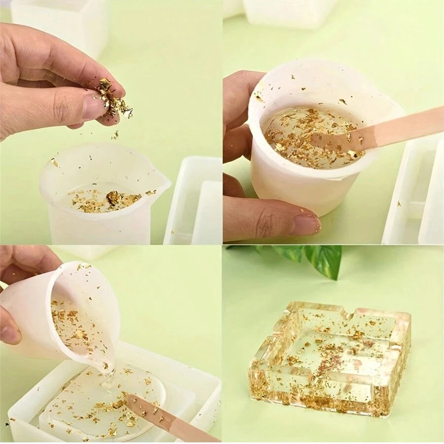 Candle Gold Foil INS Hot for Candle Molds Silicone Mold Aromatherapy Soap Mould Using For Candle Making Decoration
