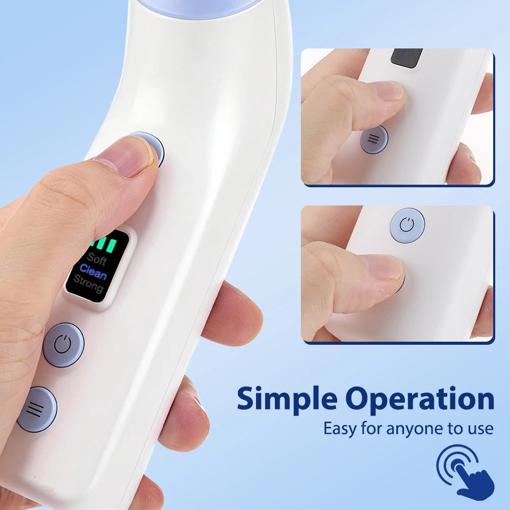 Portable Electric Tonsil Stone Remover Oral Irrigator with LED Light Oral Fresh Care for Tonsil Stones Removal Oral Care Tool