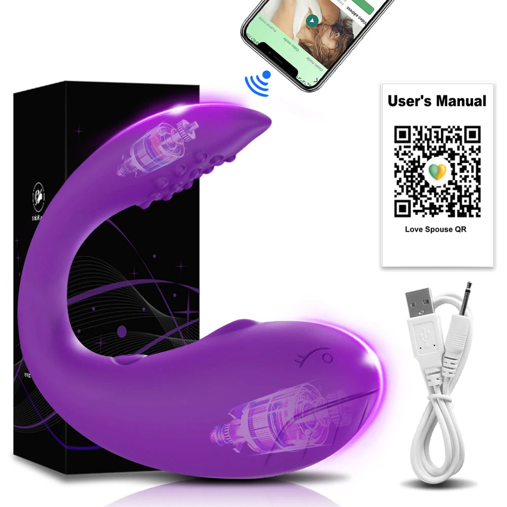 Wireless Bluetooth APP Vibrator Egg for Women Clit Clitoris Stimulator Wearable G Spot Vibrating Female Love Egg Adult Sex Toys