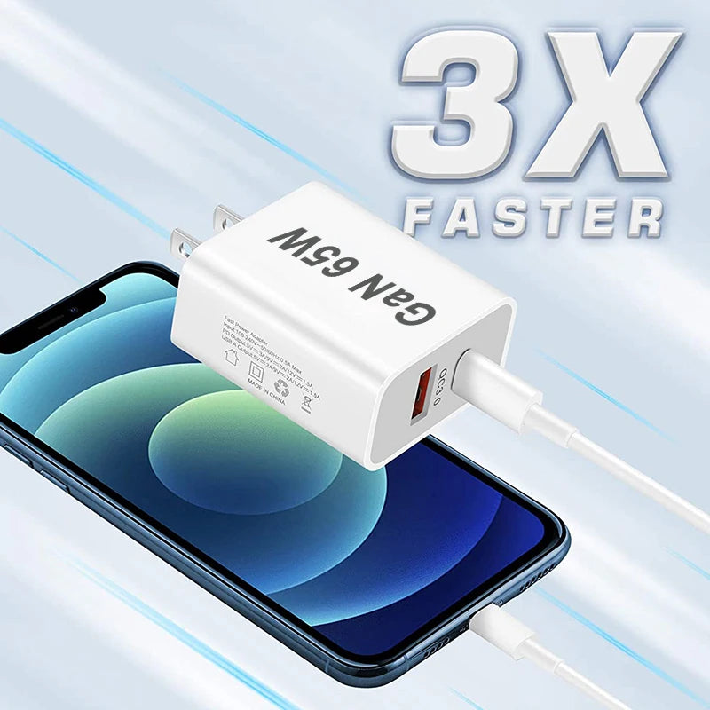AU Plug Fast USB Charger Type C Charger for Xiaomi Redmi iPhone Samsung Mobile Phone Quick Charging Adapter PD Wall Charge