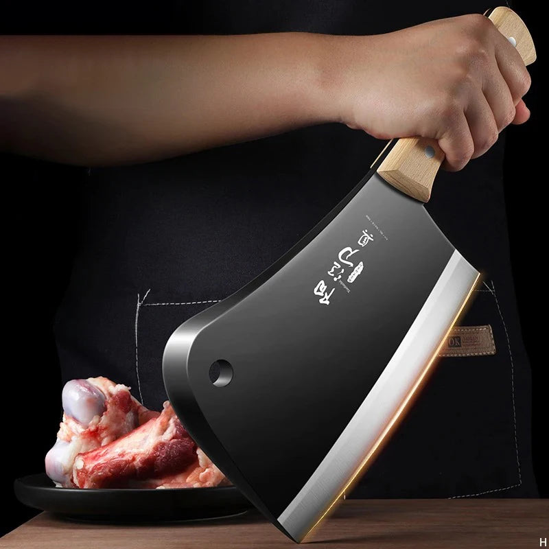 Household bone chopping knife, chopping knife, chopping knife, thickened and weighted, high hardness