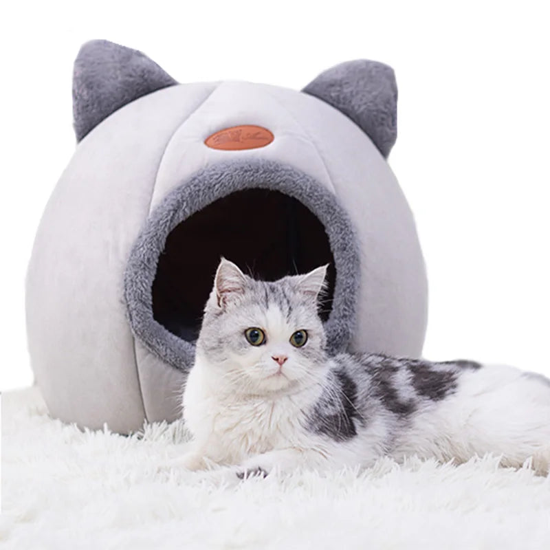 2024NEWCat House Cat Bed Pet Bed Soft Whole Washable Winter Pet Cushion Pet Cushion Cat Dog Rabbit Bed