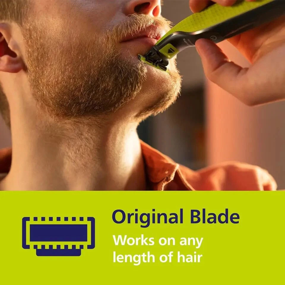 Blade/Nose Hair Trimmer for Oneblade Replacement Blade Beard Shaver Head Trimmer for QP2520 QP2530 QP2630 QP6510 QP6520 QP2523
