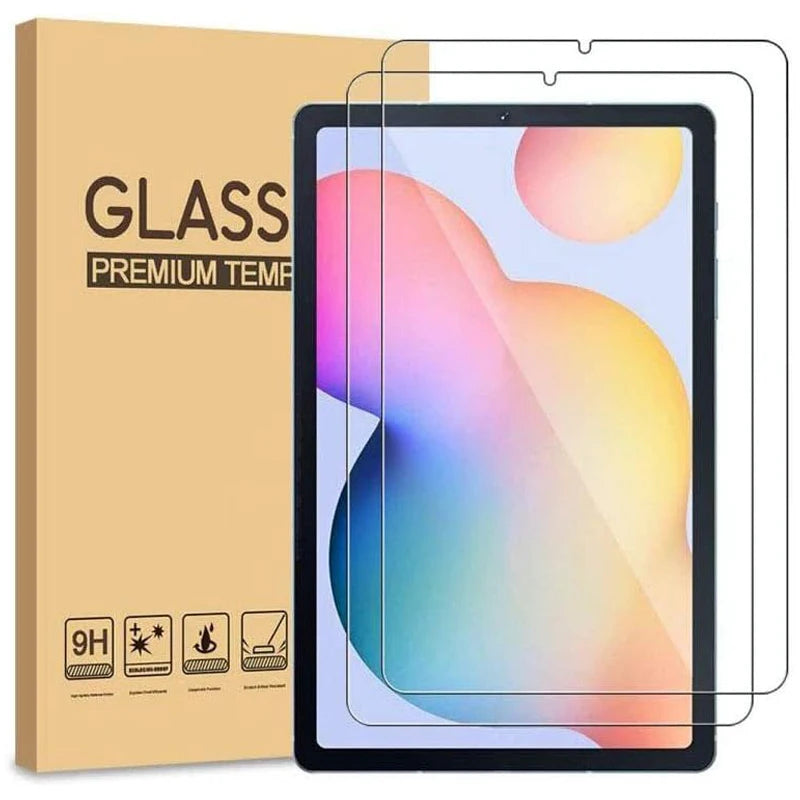 2pcs 9H Tempered Glass Screen Protector For Samsung Galaxy Tab S7 S8 S9 FE Plus 12.4'' 11.0 S5E A7 S6 Lite Tab A 10.1 A8 A9 Plus