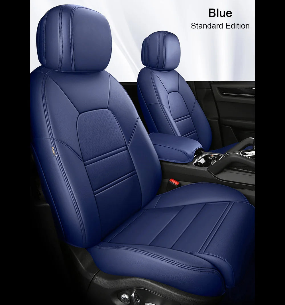 For Land Rover Range Rover Velar 2017 2018 2019 2020 Faux Leather Custom Car Seat Covers Full Set Interior Protector Accessories