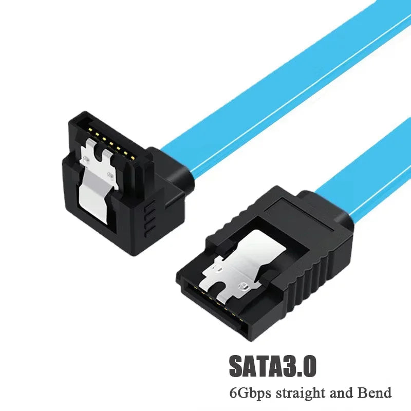 High speed SATA 3.0 hard drive data cable, solid-state, serial data cable, flexible SATA, fast transfer, 39cm