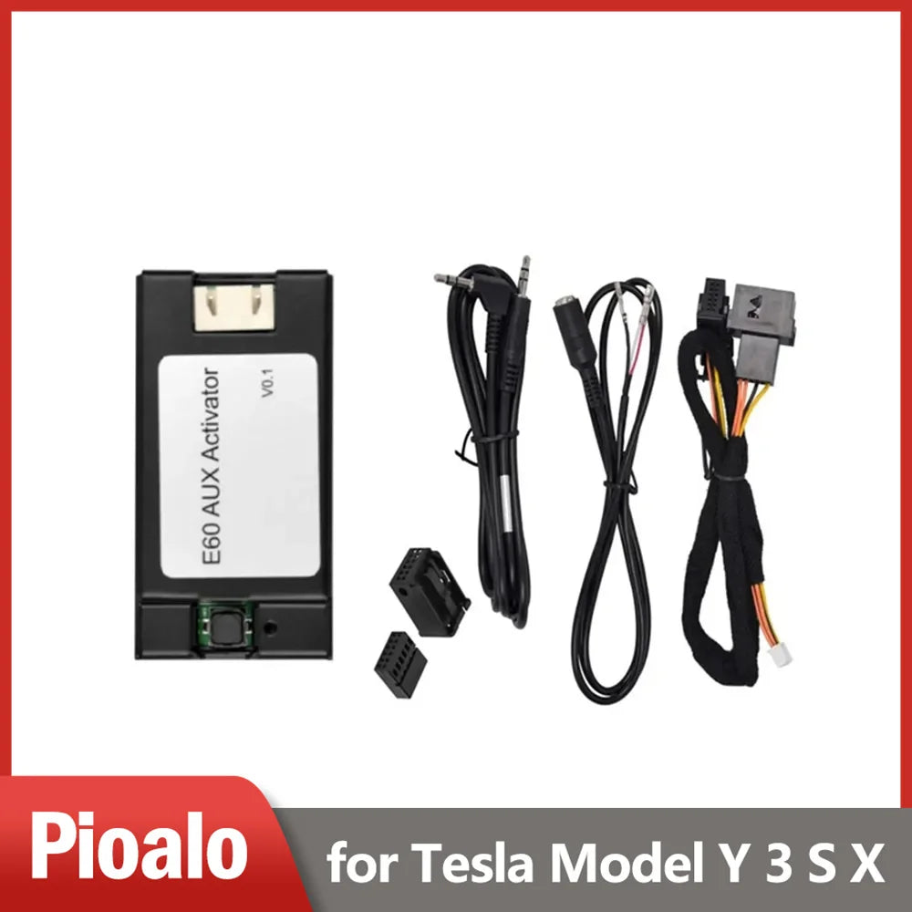 Car Radio AUX Activator For BMW 5 Series E60 E61 E63 E64 2003 - 2010 original car without AUX install android radio can directly