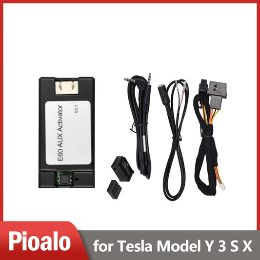 Car Radio AUX Activator For BMW 5 Series E60 E61 E63 E64 2003 - 2010 original car without AUX install android radio can directly