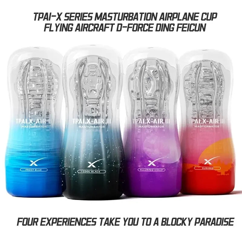 Transparent Airplane Cup Manual Training Device for Men Conforms to Ergonomics Masturbation Cup Washable MEN'S Toys Are Sex Toys