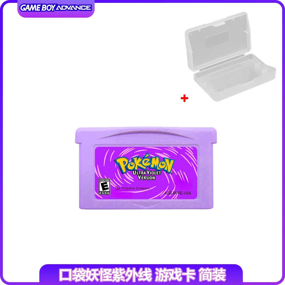 GBA RTC Pokemon  Real Clock  New Version 2.0 Game Card  Featured Popular English Games