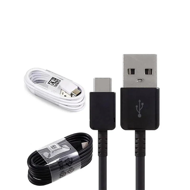 TYPE C Cable 1.2M 2M  Fast Charger Data Line For samsung Galaxy S8 S9 S10 S21 Ultra Note 8 9 10 A54 A53 5G A71 A52 A21S