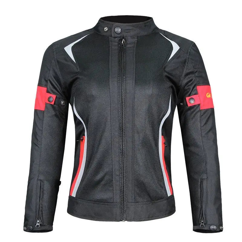 Motorcycle riding wear summer female waterproof motorcycle suit set slim-fit anti-fall four seasons racing clothing