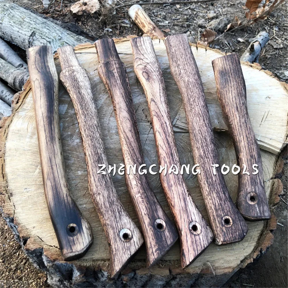 Carbonized Wood Axe Handle 27-43 Cm Outdoor Camping Tomahawk for Tomahawk Tomahawk Survival Gear Outdoor Camping