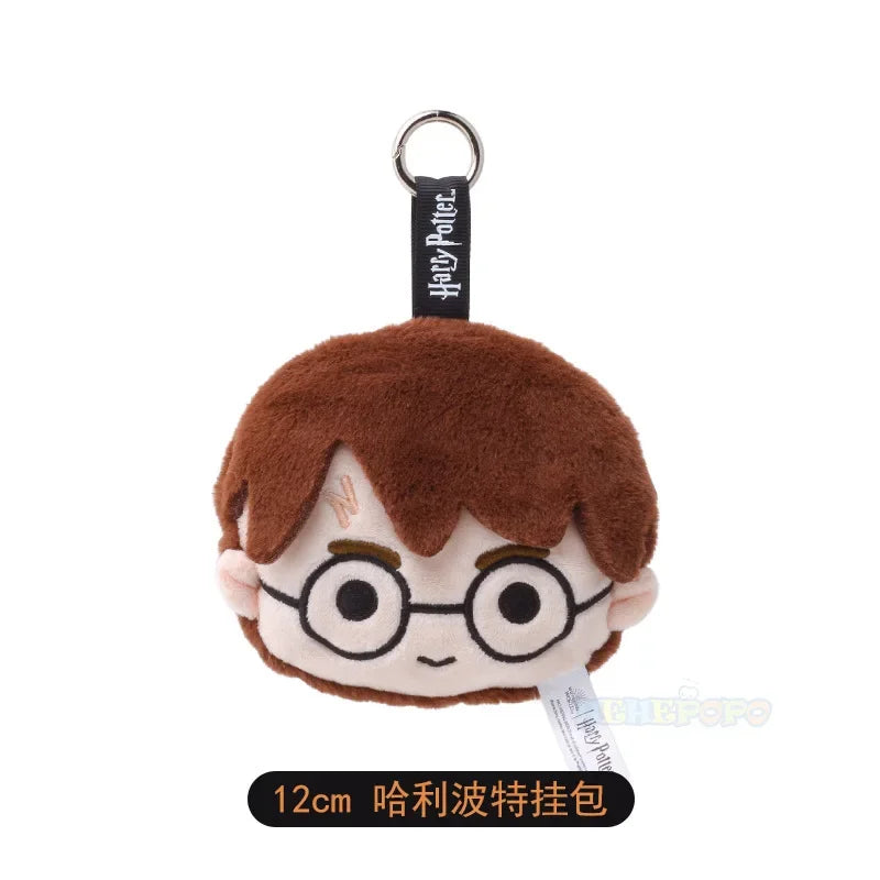 12cm Harry Potter Plush Hanging Purses Hedwig Cartoon Peripheral Branch Hat Pendant Fantastic Beasts Wherever Keychain