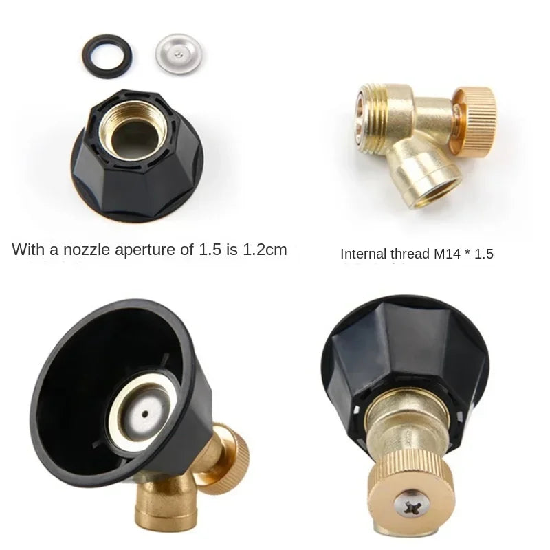 1-20PCS Agricultural Cyclone Air Vortex High-pressure Nozzle Adjustable Windproof Sprayer Dosing Atomization Adjustable Spray