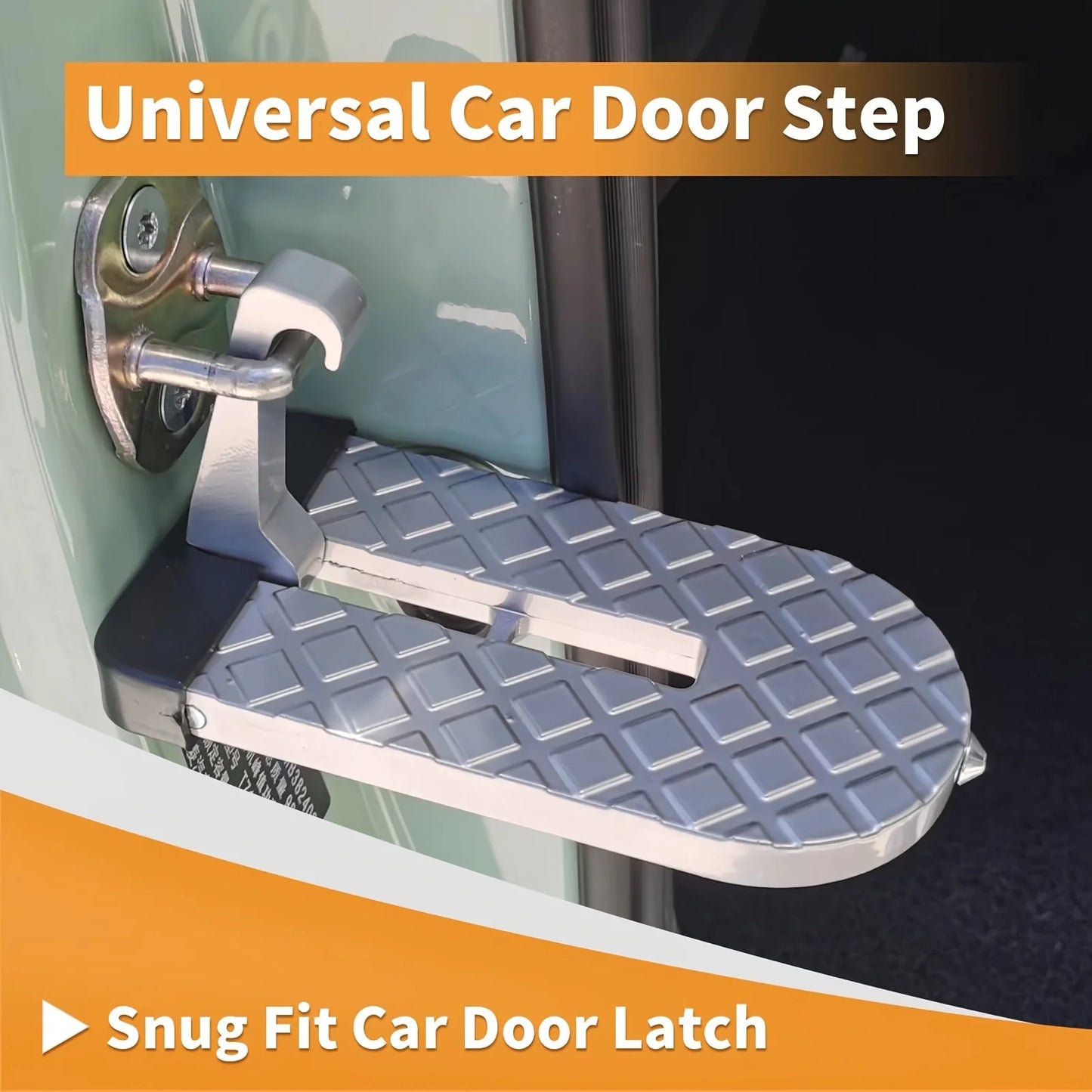 Car Door Step,Multi-Functional Latch Door Step,Roof Rack Car Awning Accessories,Fits in All Kind of Vehicle