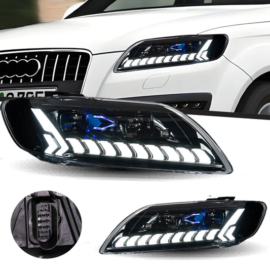 Car Styling Headlights for Audi Q7 LED Headlight 2006-2015 Head Lamp DRL Signal Projector Lens Automotive Accessories