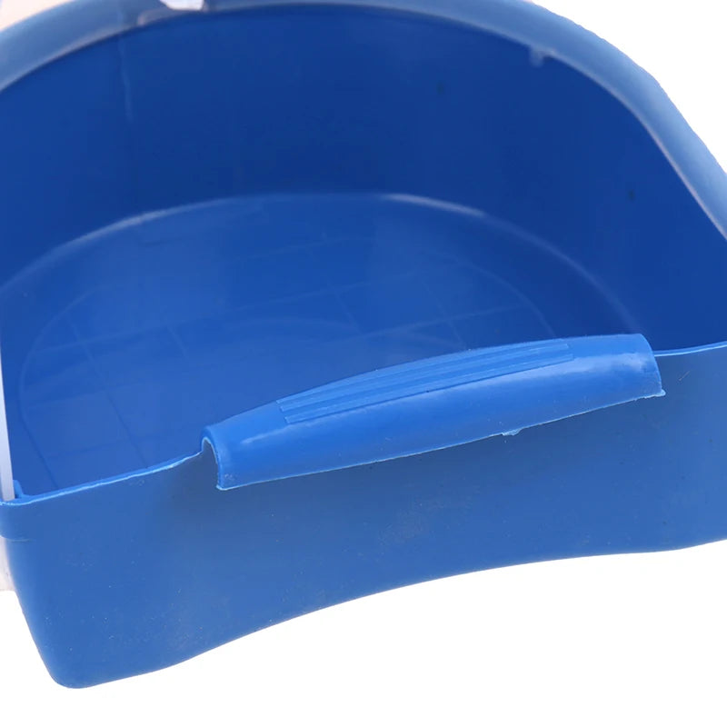 Plastic Bird Water Bath Box Bathtub Parrot For Parakeet Hanging Bowl