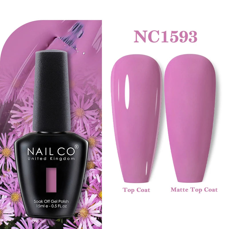 NAILCO Gel Nail Polish 15ml Nail Art Vernis Semi Permanent Soak off UV Gel Polish Gel Manicure Nail Varnish Nail Color Ongles