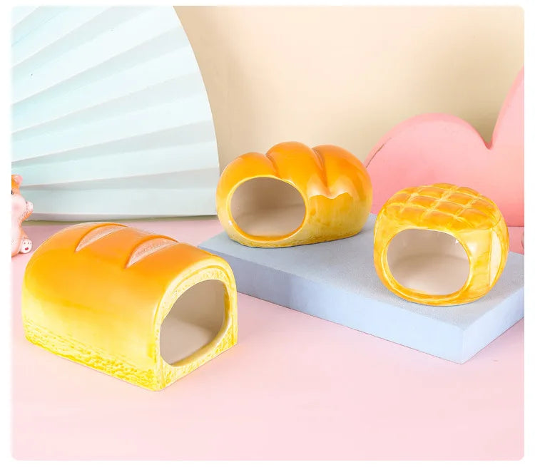 Ceramic Hamster House for Small Animals Outdoor Cave Small Animal Cool House