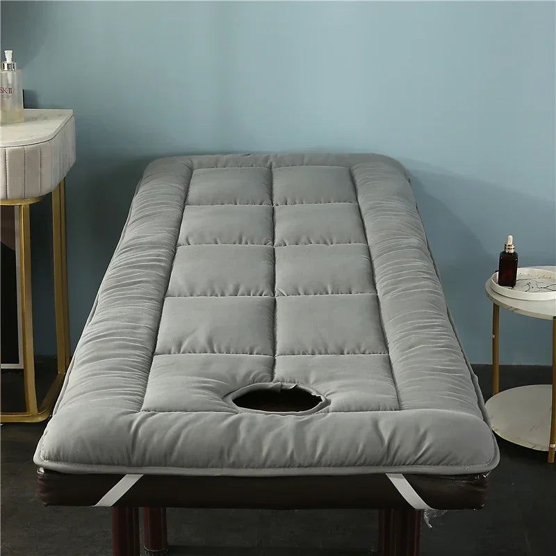 Thickened Beauty Salon Bed Cushion Mattress Anti Slip Beauty Room Bed Mat SPA Treatment Massage Bed Pad With Hole