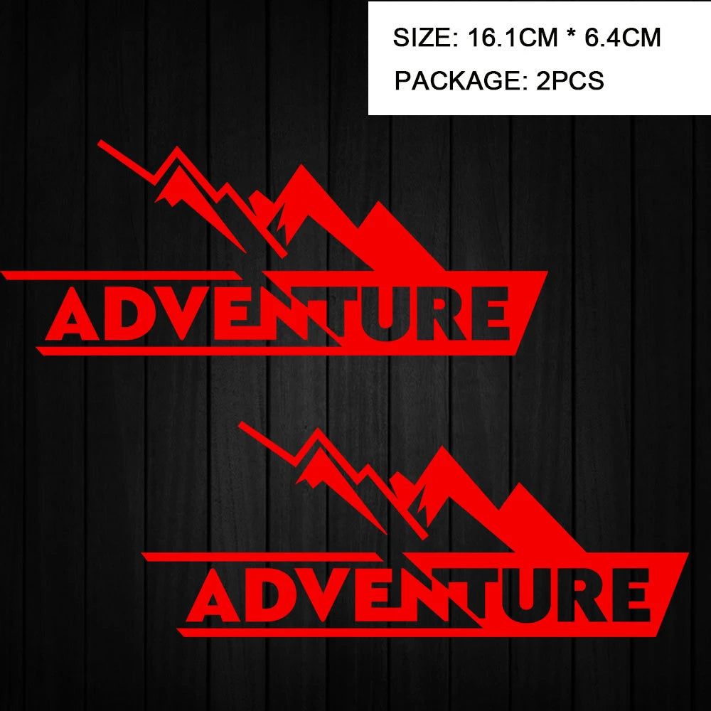 Motorcycle Top Box Reflective Adventure Stickers for Honda Africa Twin BMW GS 1200 1250