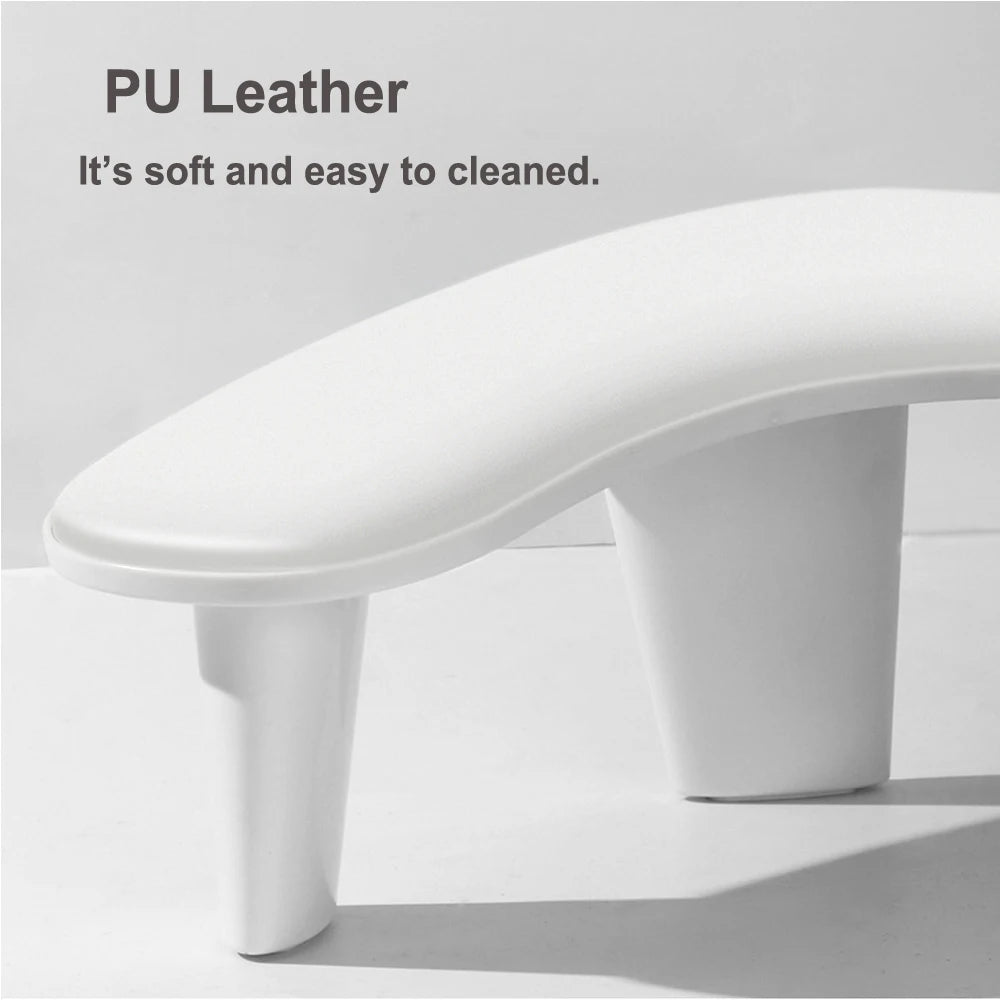 New Design Nail Hand Rests for Two Hands Soft PU Leather 15 Degree Tilted Hand Pillow Nail Art Salon Tool