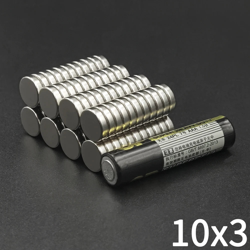 5-200Pcs 10x3 Neodymium Magnet 10mm x 3mm NdFeB Round Super Powerful Strong Permanent Magnetic imanes Disc for fridge 10*3 mm