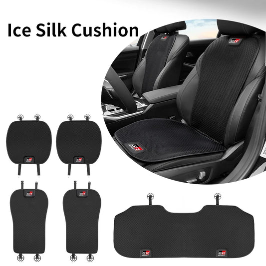 Car Seat Cushion Cover Backrest Protective Pad For Toyota Crown GR Corolla YARIS L Auris C-HR Hilux Vios Rav8 Prius Izoa Reiz