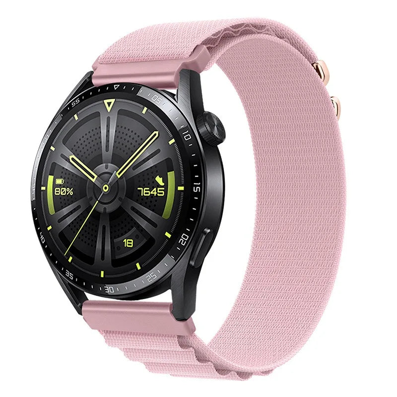 22mm 20mm Alpine Loop Bracelet for Samsung Galaxy Watch 7/6/5/4/Classic Band for Nylon Strap Huawei Watch GT4 GT2 3 GT5/Pro 46mm