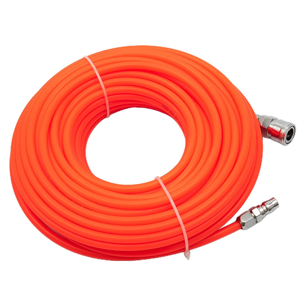 1PC 5/10/15/20/30M Pneumatic Straight Pipe Air Compressor Pump Hose 5x8mm Tube With Quick Connector Air Pipe Hose Hardware Tool