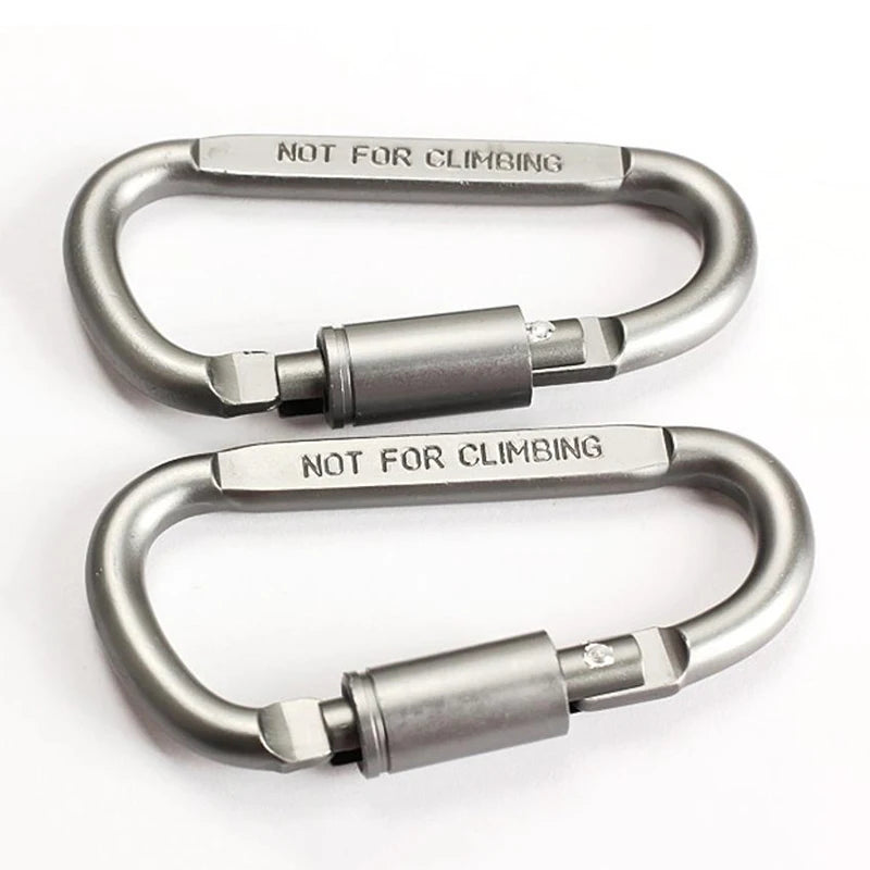 4PCS Carabiner Set For Key Camping Survival EDC Outdoor Keychain Clip Alloy Aluminum Tactical Caribiner Hook Karabiners