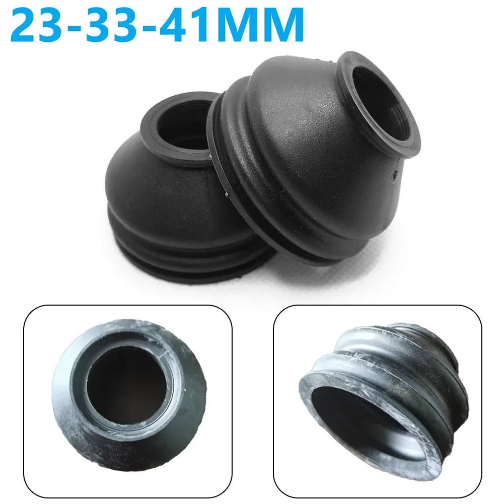 2Pcs Universal Tie Rod End And Ball Joint Dust Silicone Boots Cover 2288 23*33*41MM Clip-On Black  Ball Joints Accessories