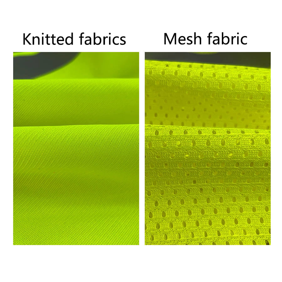 Safety High Visibility Reflective Vest Adjustable Reflective Security Vests Traffic Night Outdoor For Running Cycling Sports