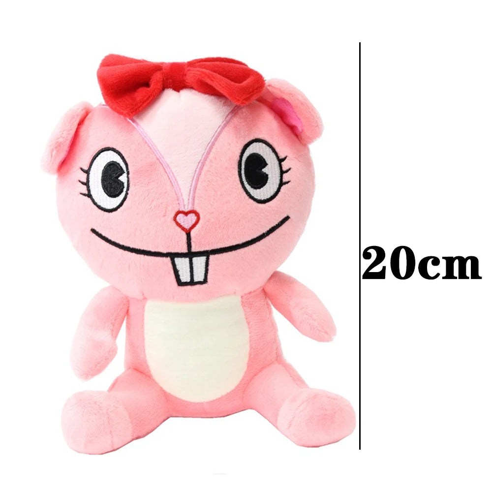 20-28cm Happy Tree Friends Plush Doll Cartoon Anime Plush Toys Flakey Flippy Soft Pillow Room Decor Doll Gift For Boys Girls