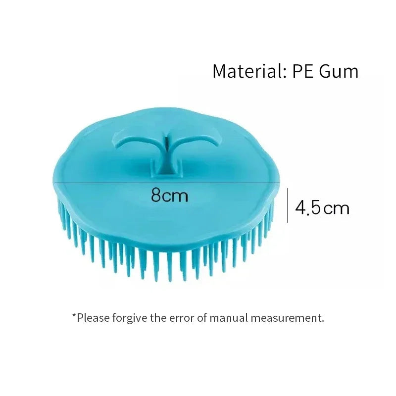 Head Massage Shampoo Brush Adult Scalp Massage Brush Men and Women Soft Glue Bathroom Shampoo Comb Long Hair Washing Hair Scalp