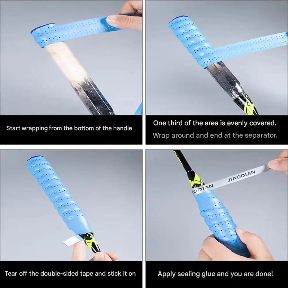 Keel Hand Glue Badminton Hand Glue Non-slip Sweat Belt Tennis Fishing Rod Wrap Strap Badminton Racket Handle Wrap Strap