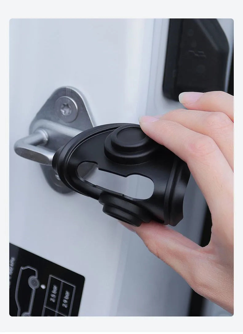 Upgrade Car Door Closing Shockproof Silicone Cushion Mute Shock Absorber Protective Covers Car Door Latch Accessories