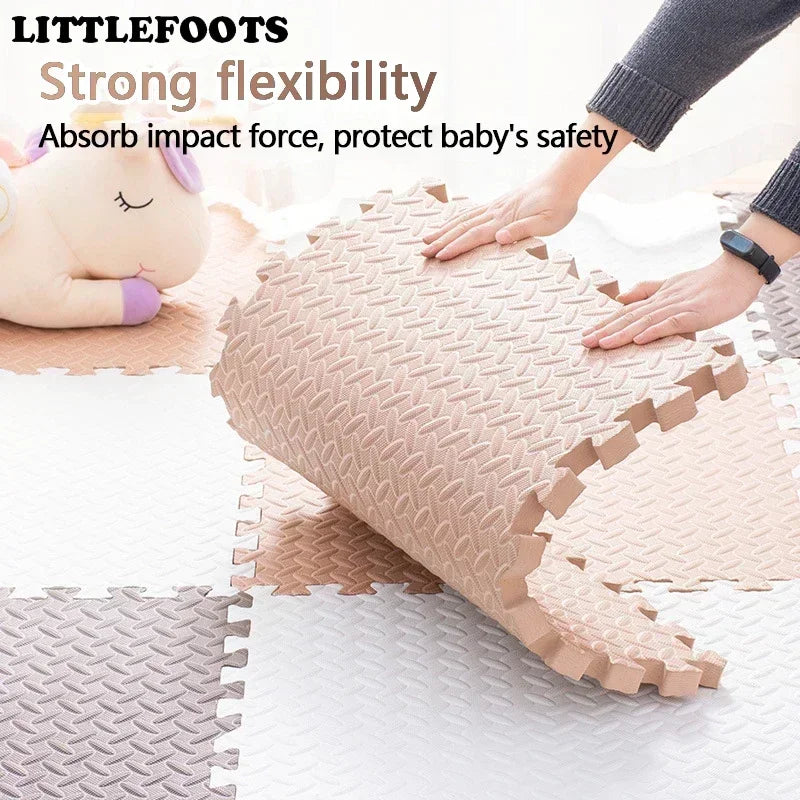 4-16PCS Interlocking Baby Play Mat Thick Soft Carpet Floor Mat Children Room Activities Mat For Baby Kids Carpet Mats Foam Rug