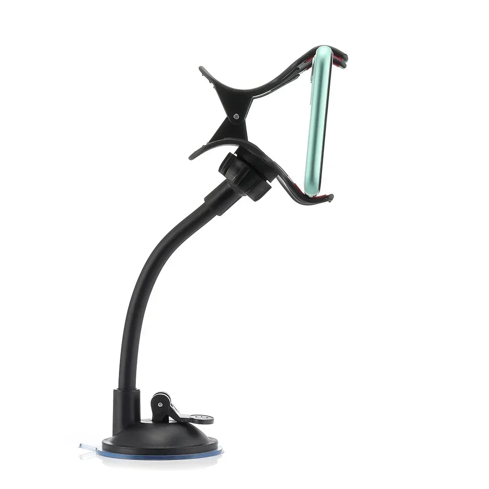 360° Rotating Car Phone Holder Universal Windshield Dashboard Mount Cellphone Stand GPS Phone Flexible Bracket Auto Accessories