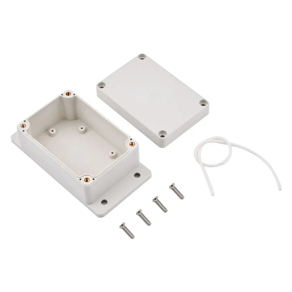 ABS plastic case grey waterproof electronic project box DIY case with ears waterproof case instrument box electrical supplies