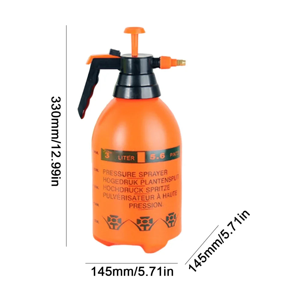 Hand Pressure Water Sprayer Trigger Air Pump Garden Disinfection Sprayers Car Cleaning Sprayer Watering Can Spray Bottle
