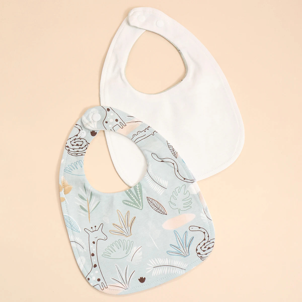 4pcs Cotton Soft Baby Adjustable Bibs Infant Bib Newborn Burp Cloths Bandana Scarf for Kids Boy Girls Feeding Saliva Towel