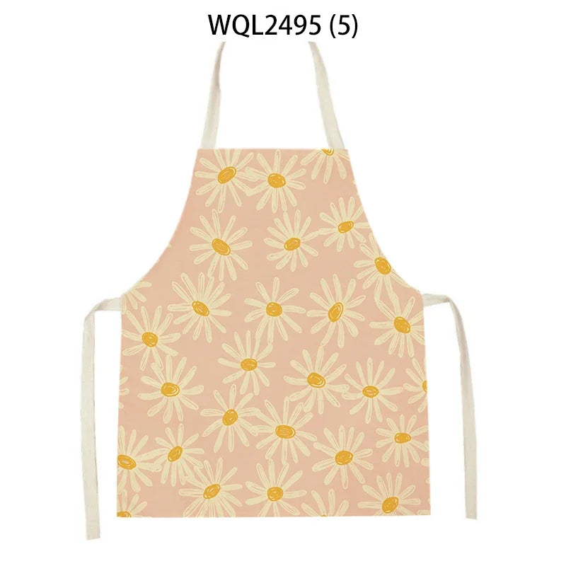 Plant Apron Kids Apron Kitchen Household Item Aprons Adult Hair Pinafore Custom Logo Kitchen Supplie Tablier Aprons 55-68cm